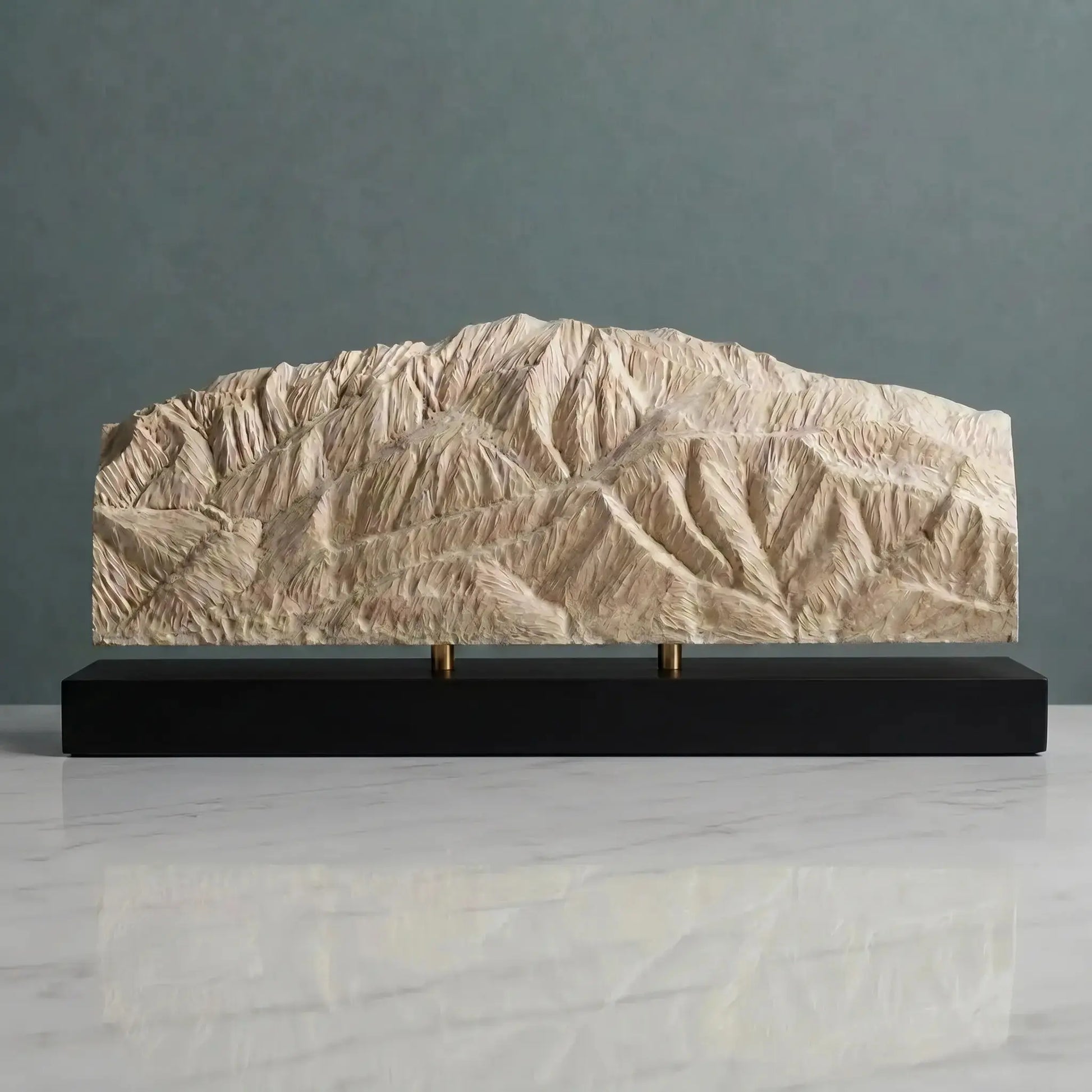 San Jacinto Peak Sculpture (View from San Gorgonio, California) Sculpted Peaks