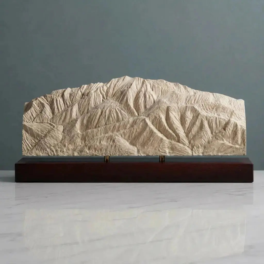 San Jacinto Peak Sculpture (View from San Gorgonio, California) Sculpted Peaks