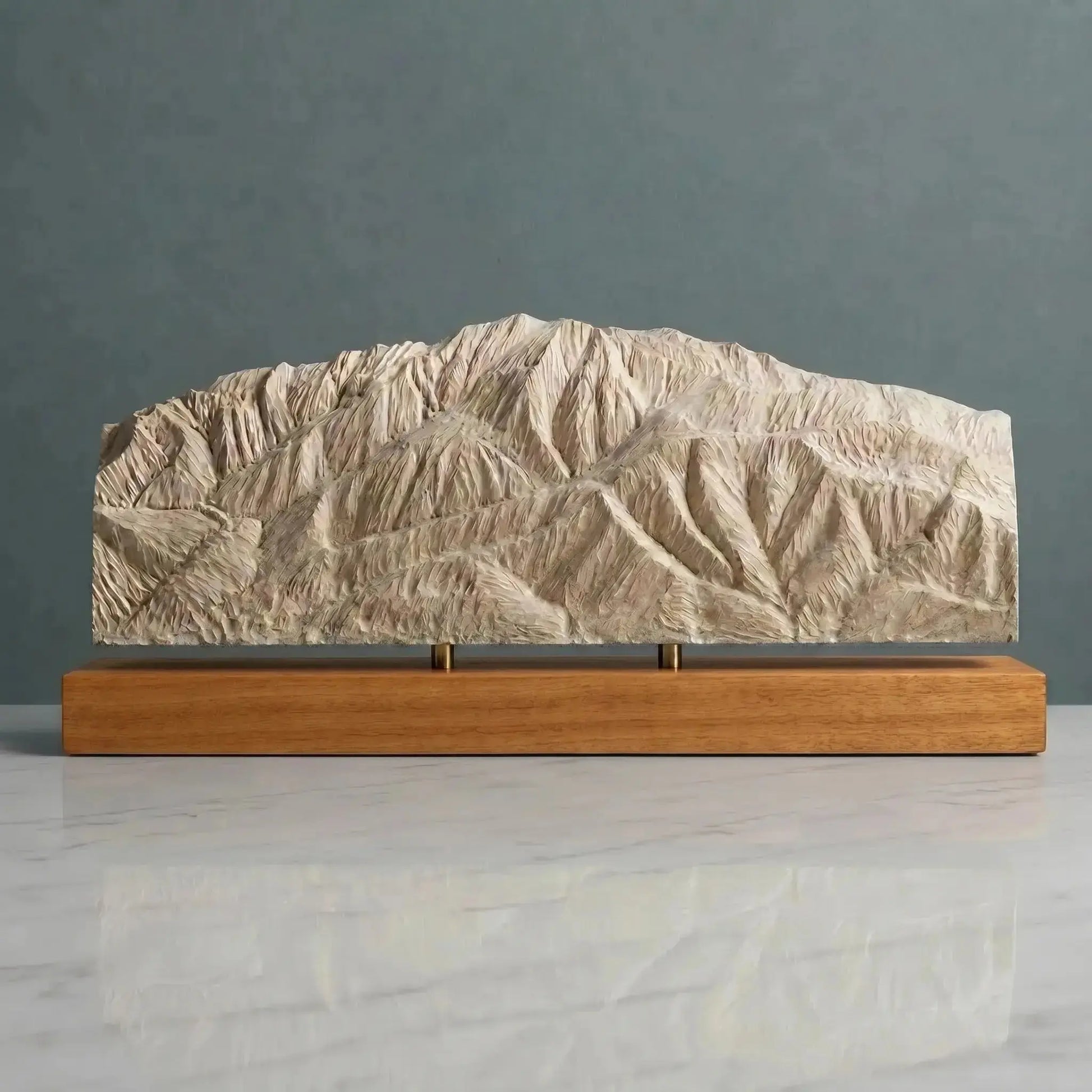 San Jacinto Peak Sculpture (View from San Gorgonio, California) Sculpted Peaks