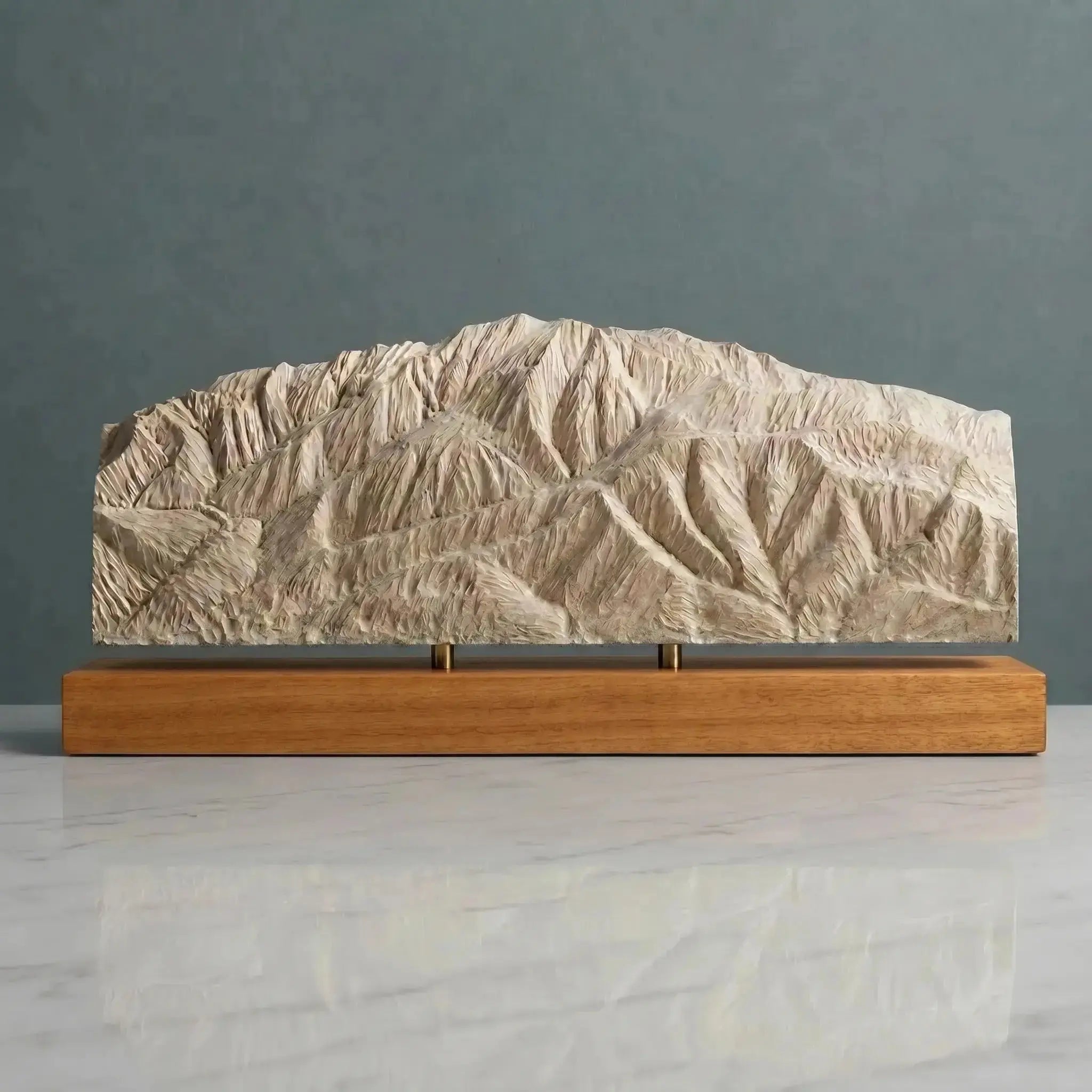 San Jacinto Peak Sculpture (View from San Gorgonio, California) Sculpted Peaks