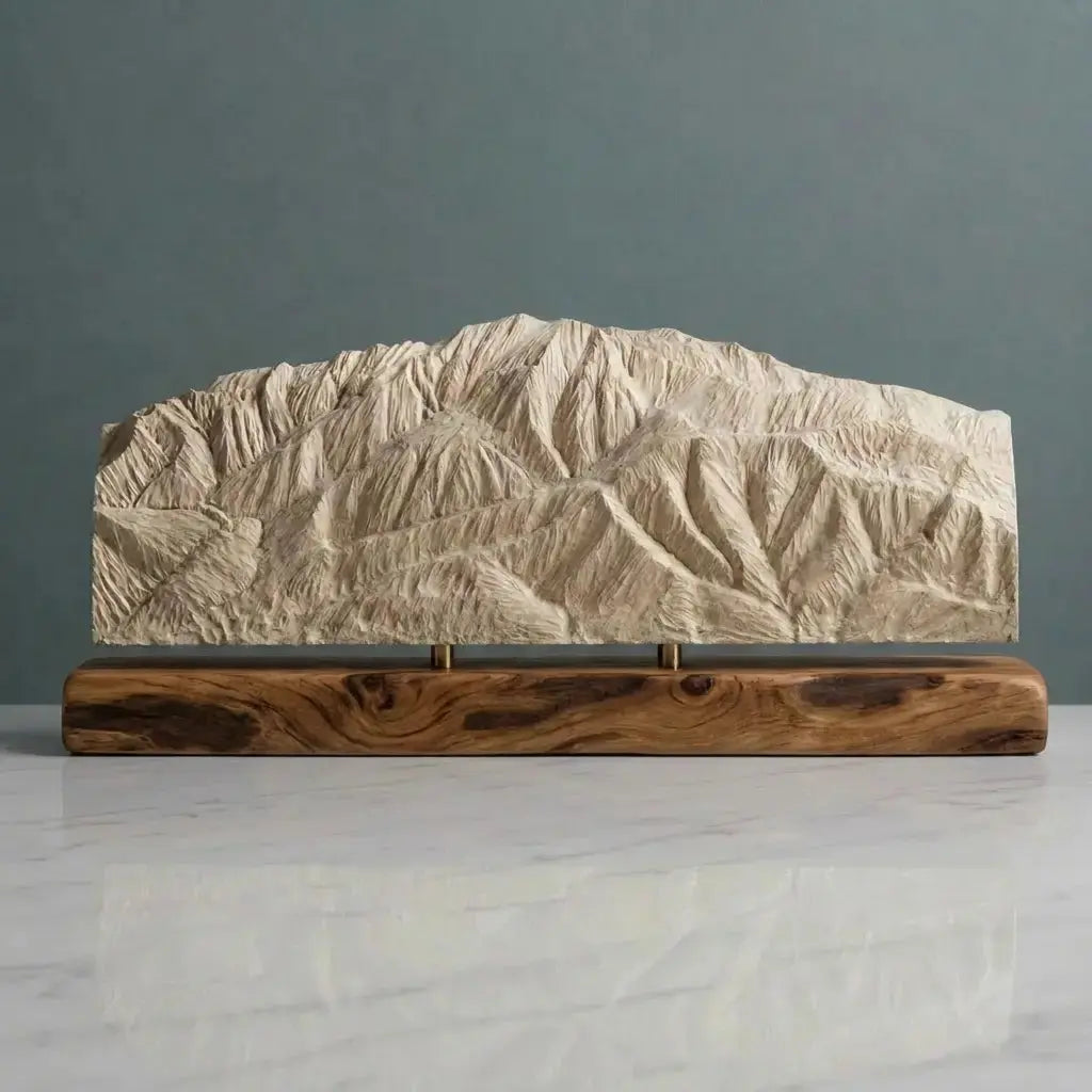 San Jacinto Peak Sculpture (View from San Gorgonio, California) Sculpted Peaks
