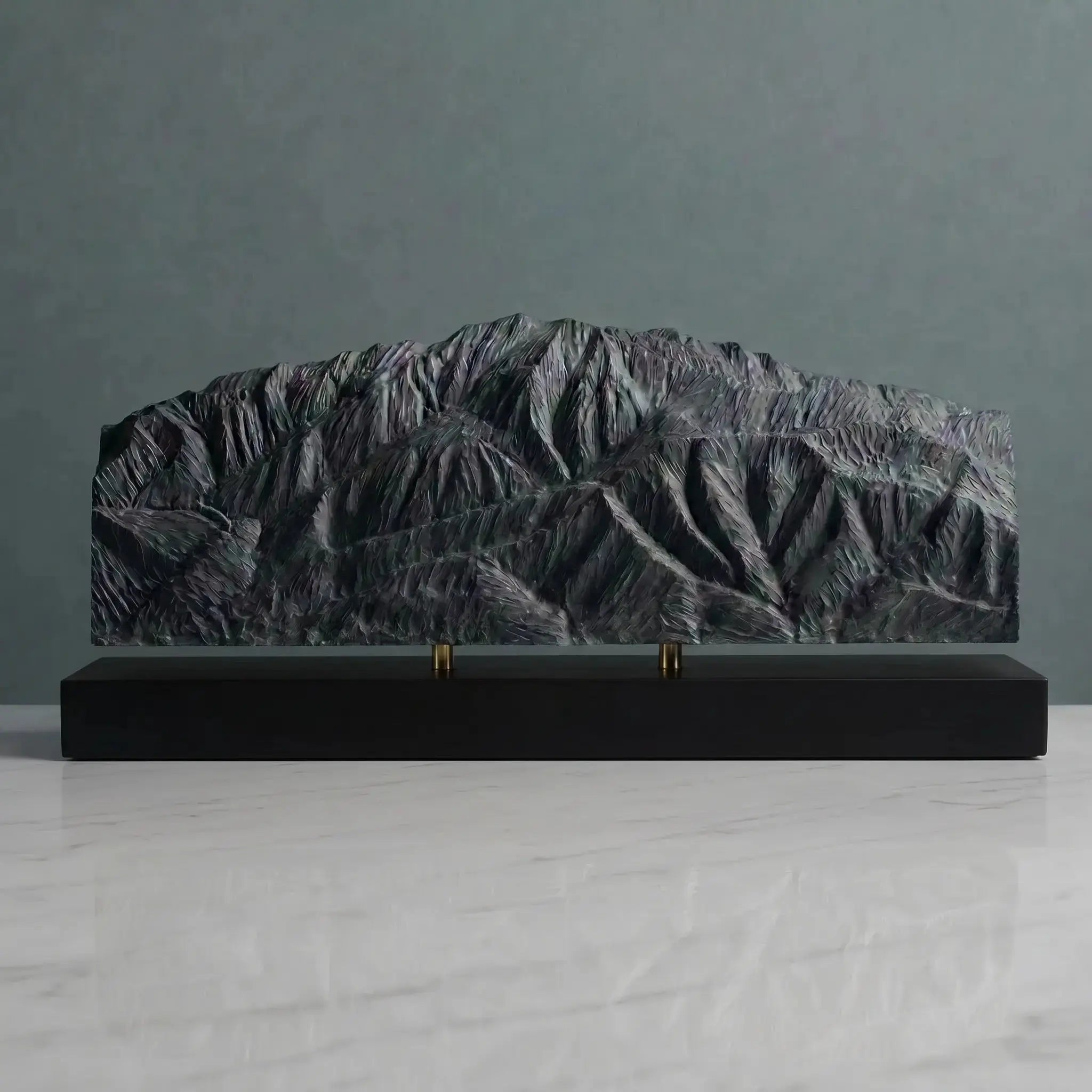 San Jacinto Peak Sculpture (View from San Gorgonio, California) Sculpted Peaks