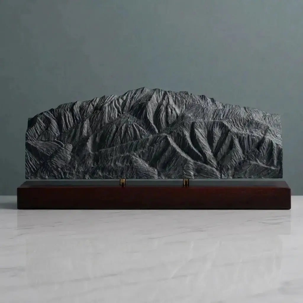 San Jacinto Peak Sculpture (View from San Gorgonio, California) Sculpted Peaks