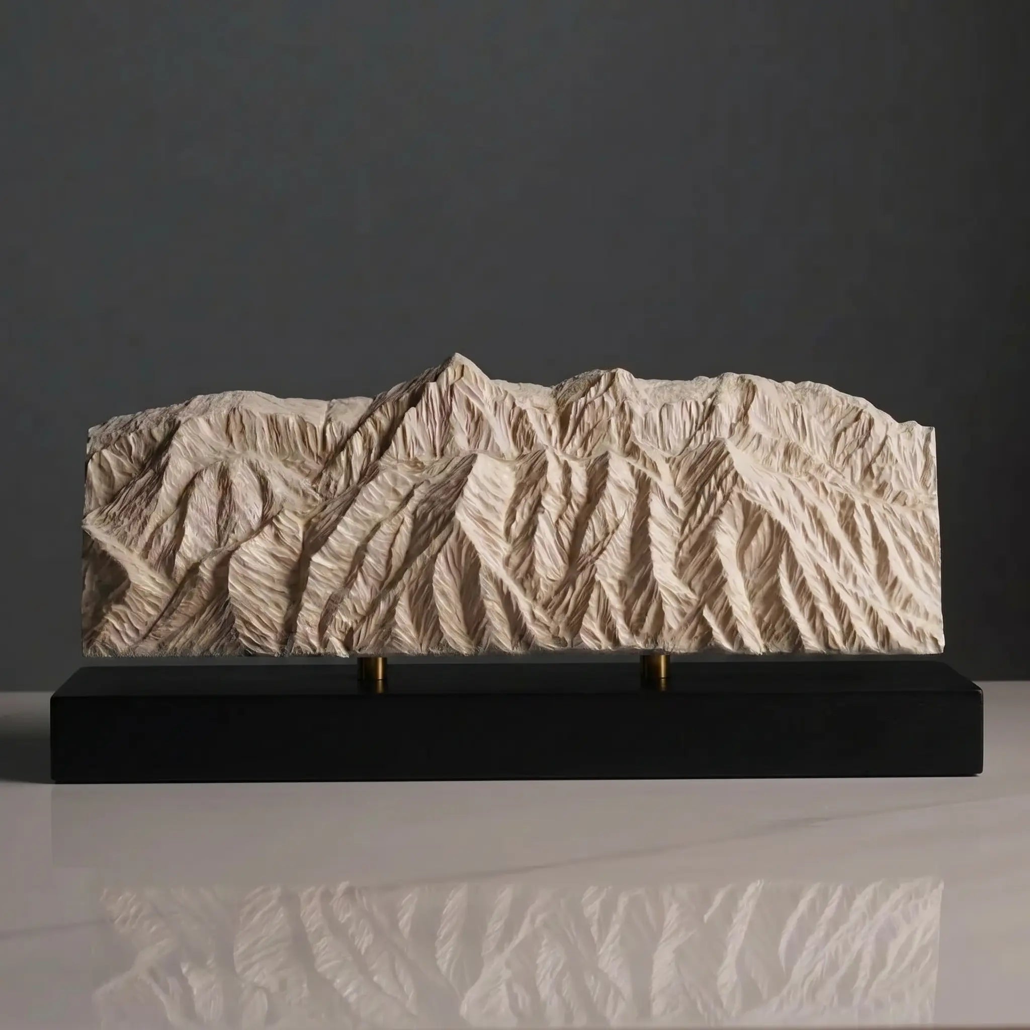 Sandia Mountains Sculpture (View from Rio Grande Bosque, New Mexico) Sculpted Peaks