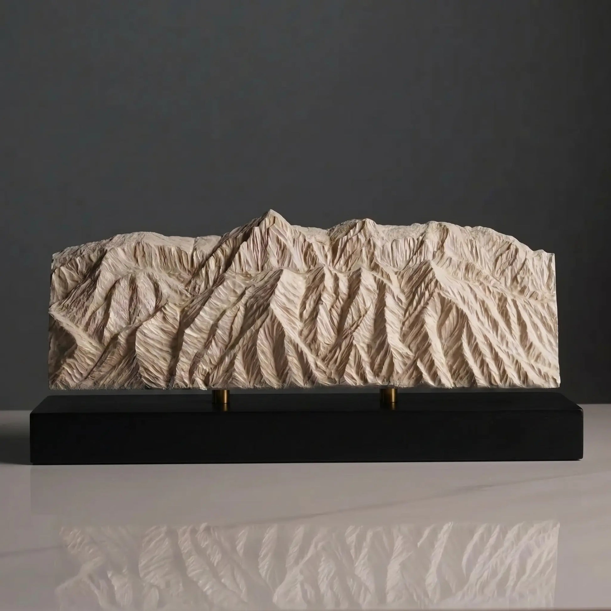 Sandia Mountains Sculpture (View from Rio Grande Bosque, New Mexico) Sculpted Peaks