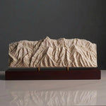 Sandia Mountains Sculpture (View from Rio Grande Bosque, New Mexico) Sculpted Peaks