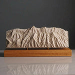 Sandia Mountains Sculpture (View from Rio Grande Bosque, New Mexico) Sculpted Peaks