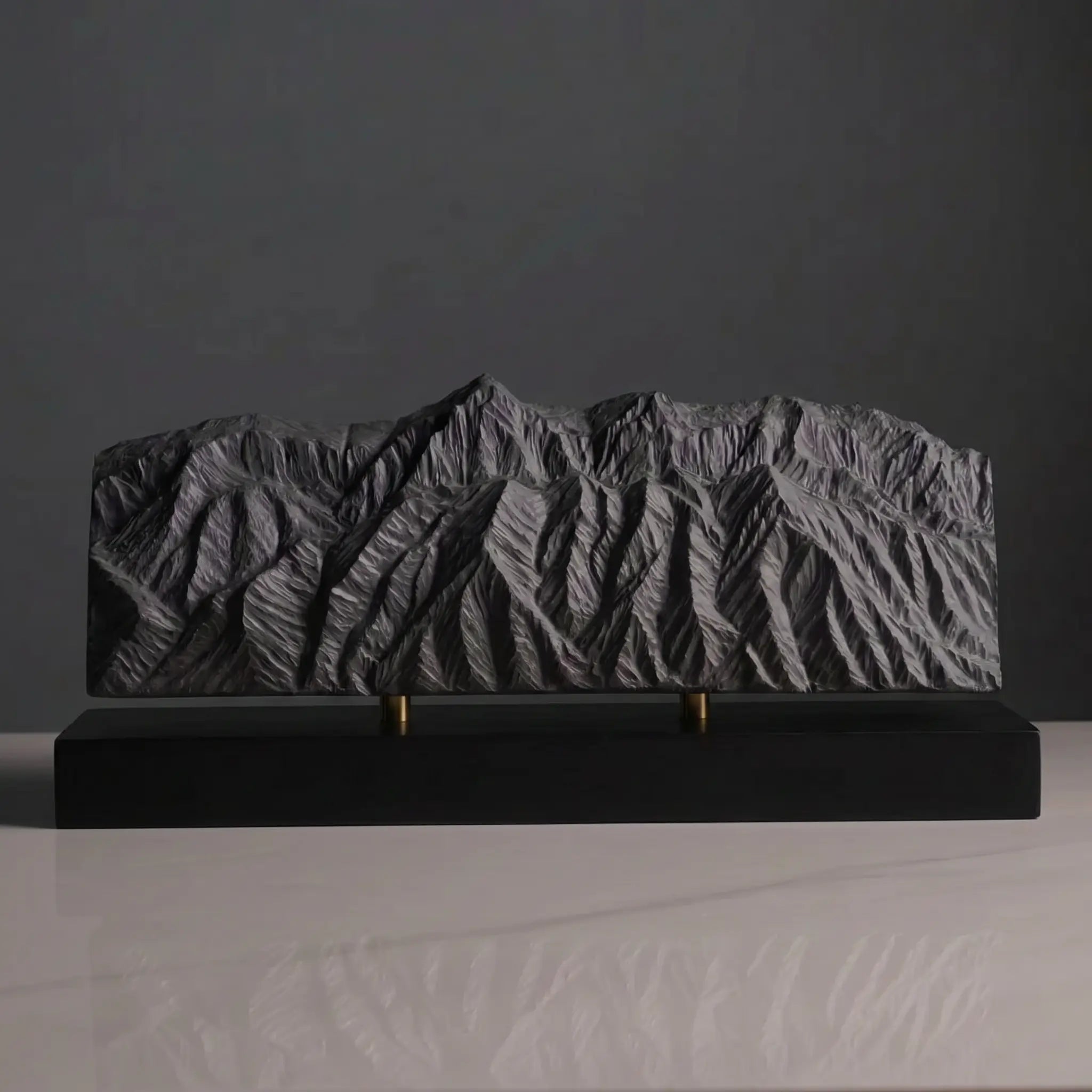 Sandia Mountains Sculpture (View from Rio Grande Bosque, New Mexico) Sculpted Peaks