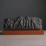 Sandia Mountains Sculpture (View from Rio Grande Bosque, New Mexico) Sculpted Peaks