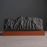 Sandia Mountains Sculpture (View from Rio Grande Bosque, New Mexico) Sculpted Peaks