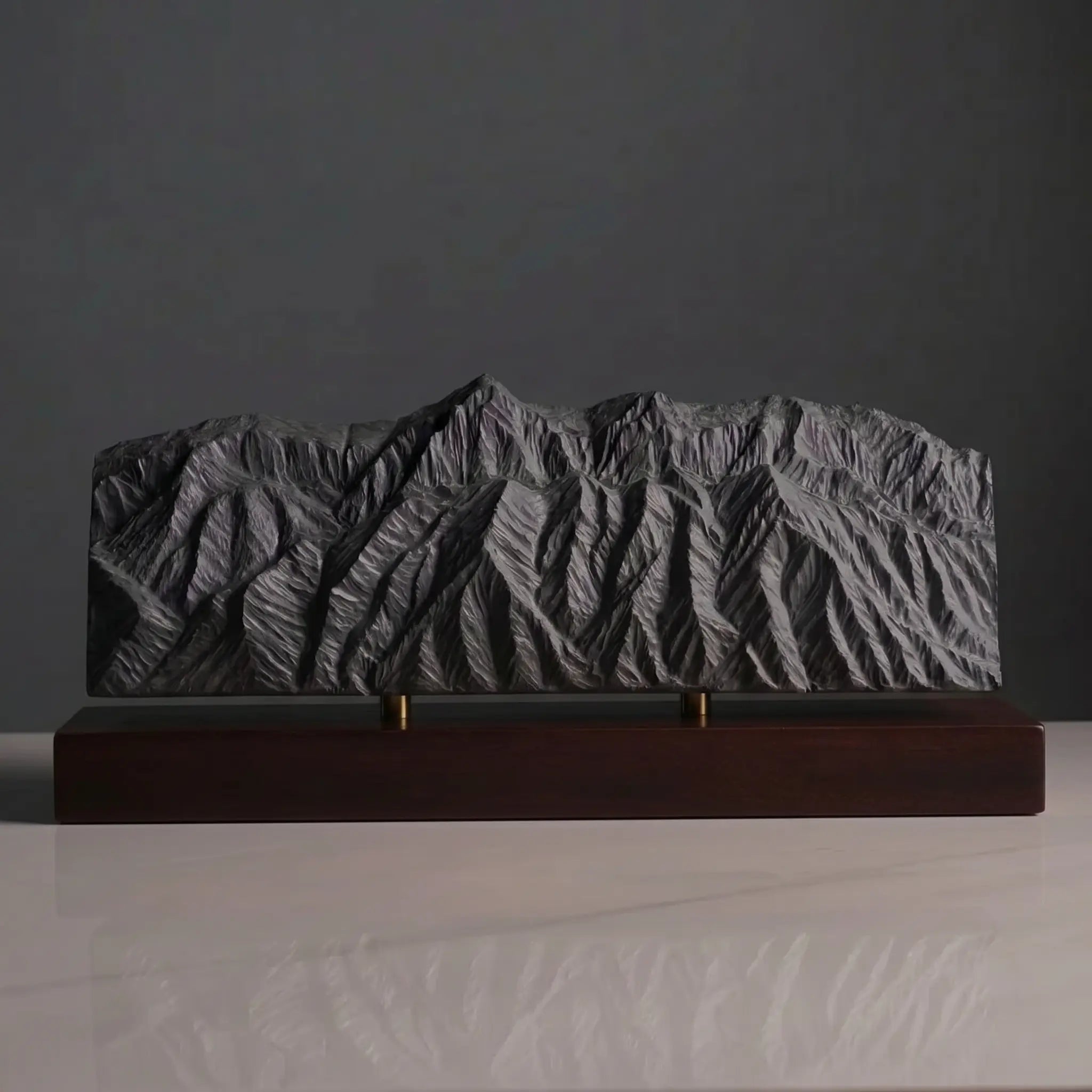 Sandia Mountains Sculpture (View from Rio Grande Bosque, New Mexico) Sculpted Peaks