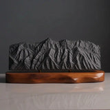 Sandia Mountains Sculpture (View from Rio Grande Bosque, New Mexico) Sculpted Peaks
