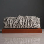 Sandia Mountains Sculpture (View from Rio Grande Bosque, New Mexico) Sculpted Peaks