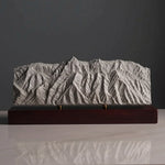 Sandia Mountains Sculpture (View from Rio Grande Bosque, New Mexico) Sculpted Peaks