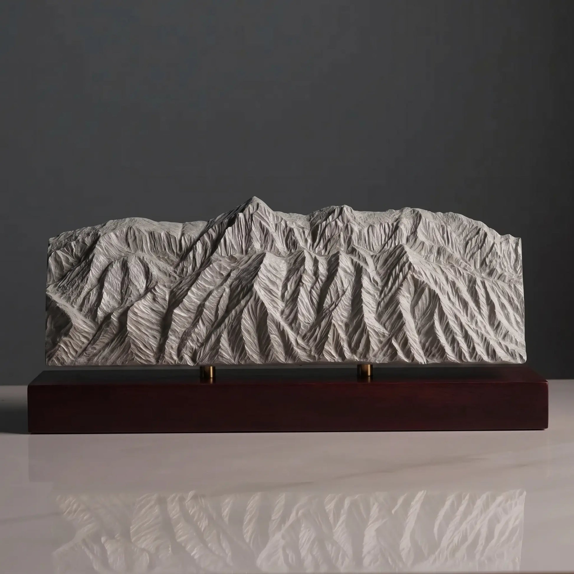 Sandia Mountains Sculpture (View from Rio Grande Bosque, New Mexico) Sculpted Peaks