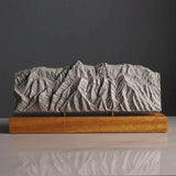 Sandia Mountains Sculpture (View from Rio Grande Bosque, New Mexico) Sculpted Peaks