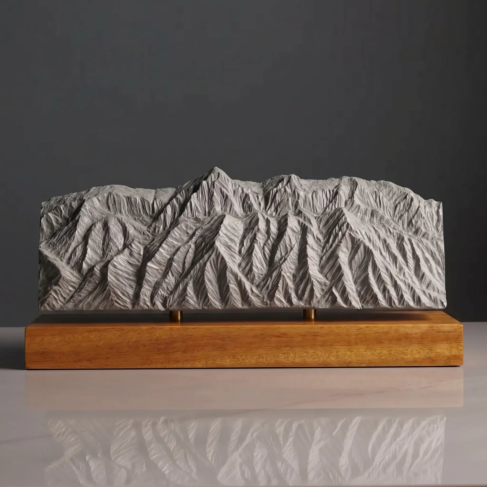 Sandia Mountains Sculpture (View from Rio Grande Bosque, New Mexico) Sculpted Peaks