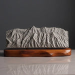 Sandia Mountains Sculpture (View from Rio Grande Bosque, New Mexico) Sculpted Peaks