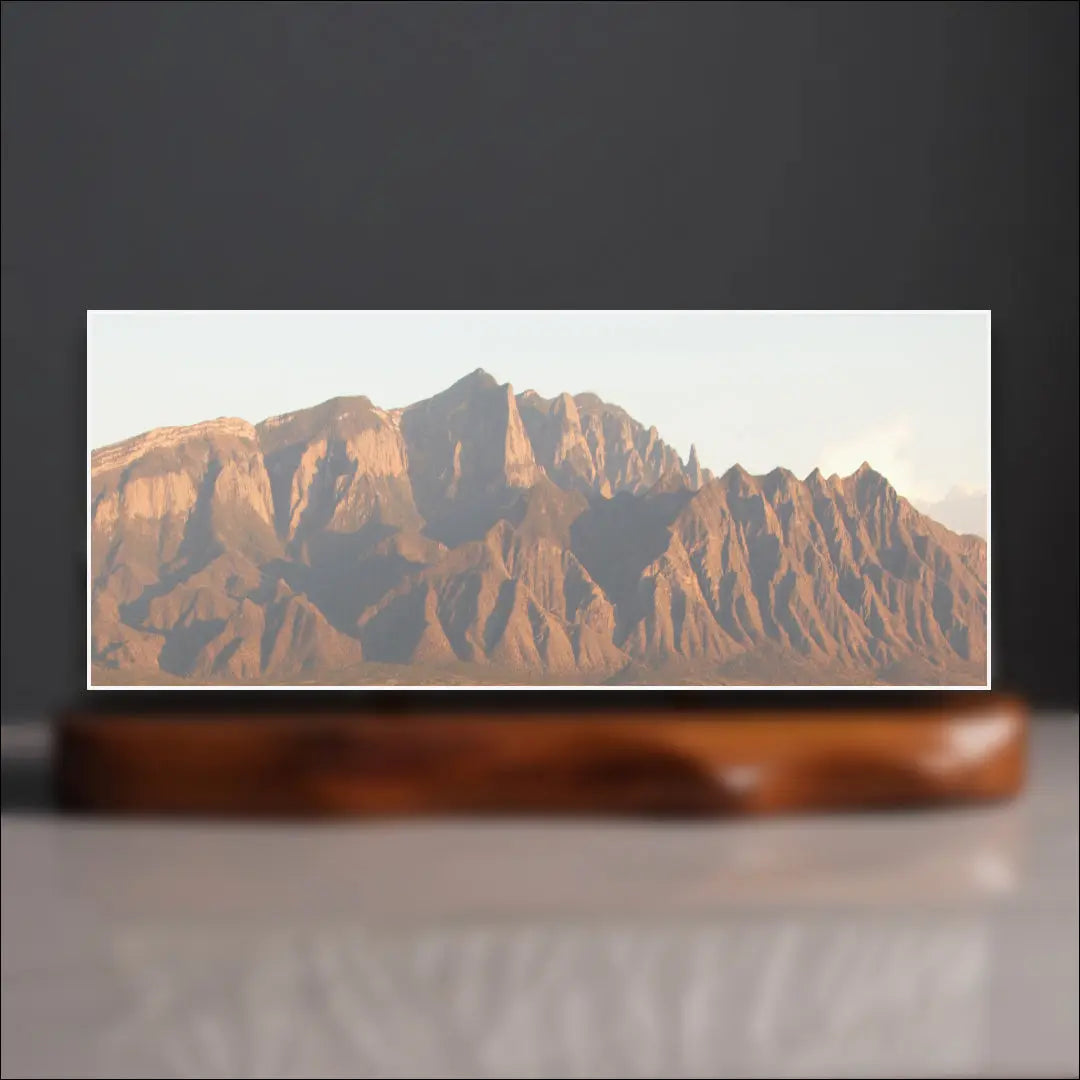 Sandia Mountains Sculpture (View from Rio Grande Bosque, New Mexico) Sculpted Peaks