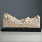 Sandy Point Sculpture (Lake McDonald, Glacier National Park) Sculpted Peaks