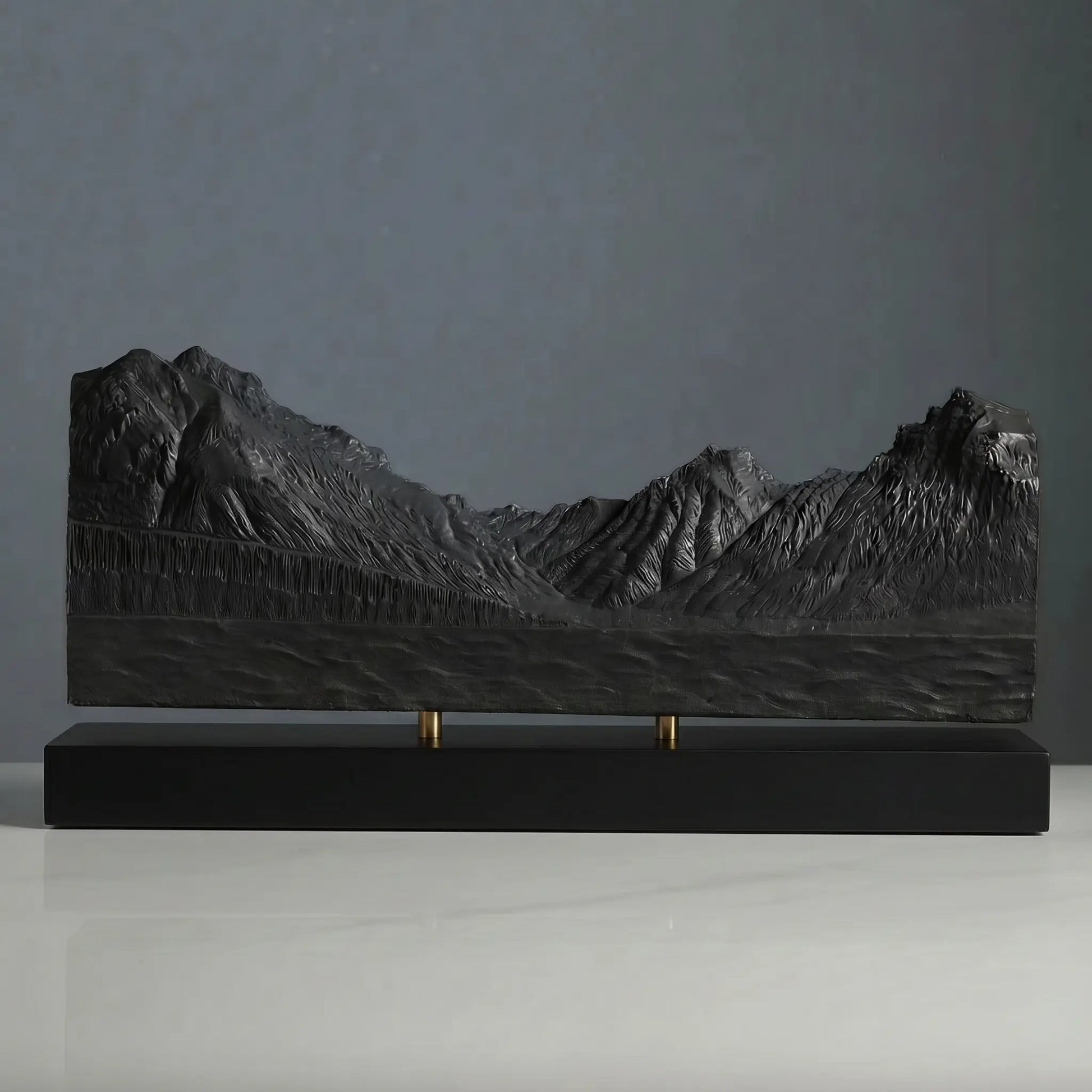 Sandy Point Sculpture (Lake McDonald, Glacier National Park) Sculpted Peaks