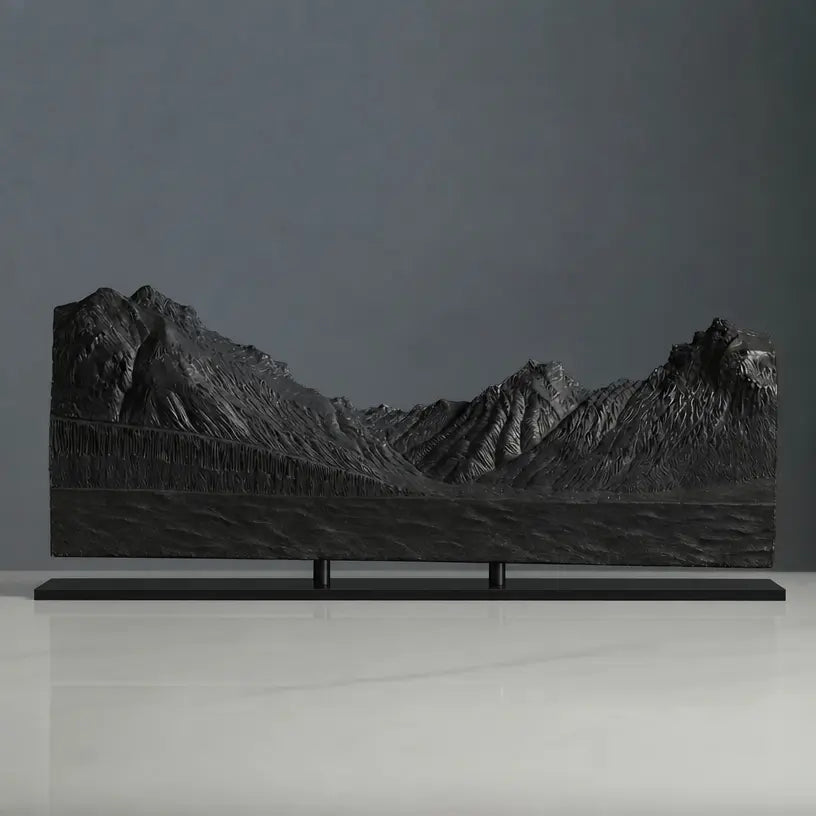 Sandy Point Sculpture (Lake McDonald, Glacier National Park) Sculpted Peaks