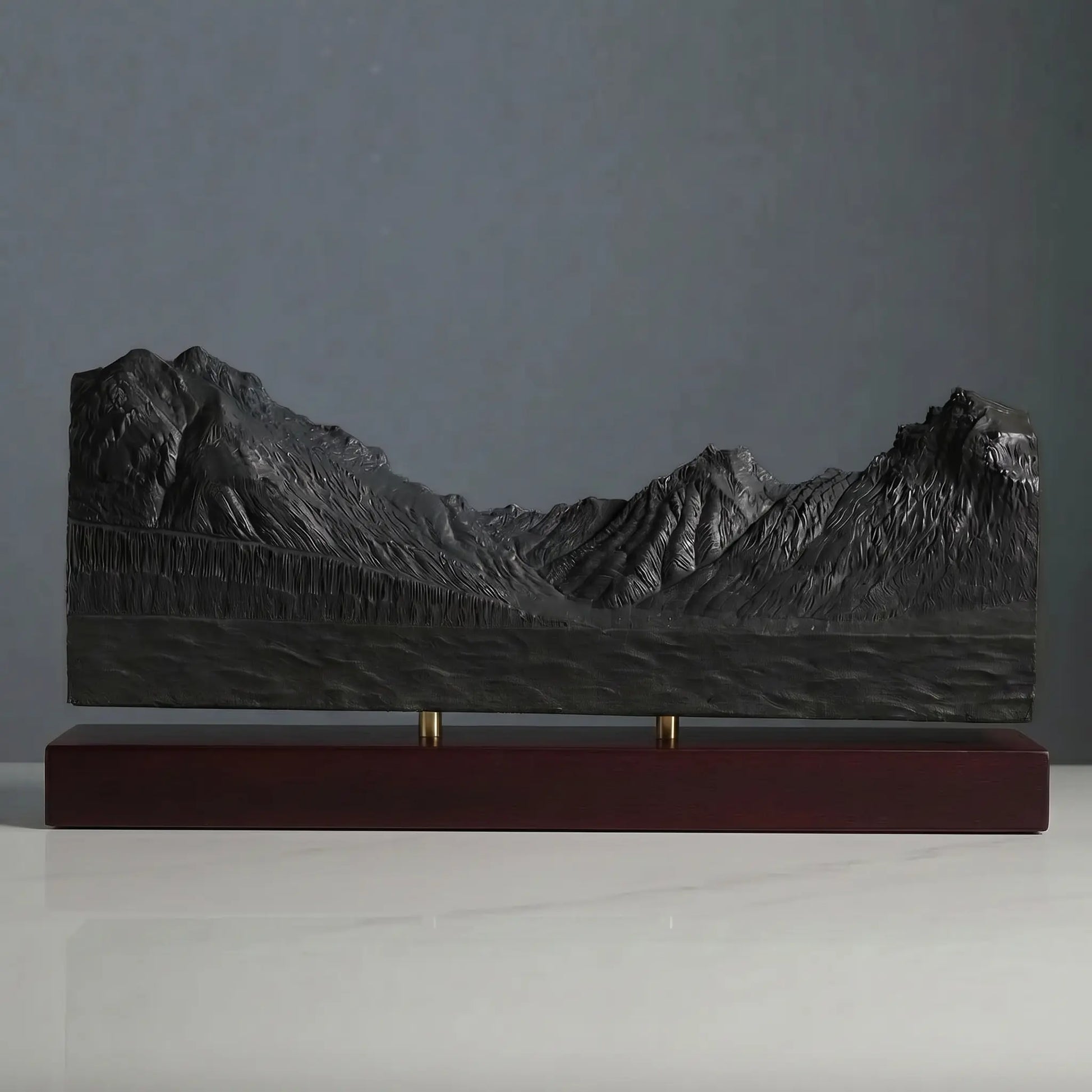 Sandy Point Sculpture (Lake McDonald, Glacier National Park) Sculpted Peaks