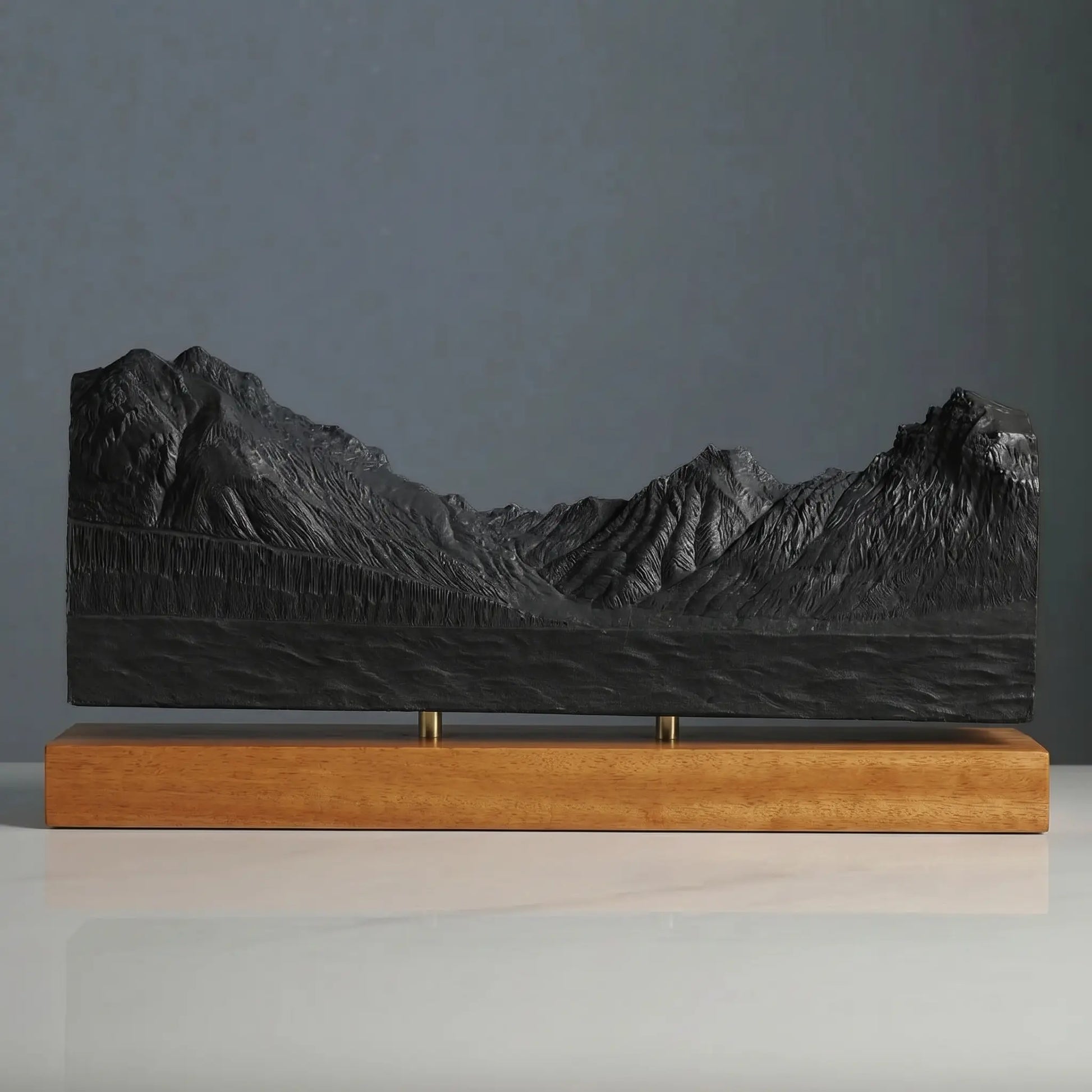 Sandy Point Sculpture (Lake McDonald, Glacier National Park) Sculpted Peaks
