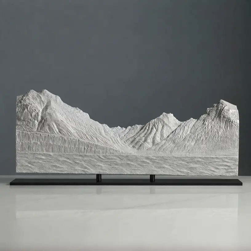 Sandy Point Sculpture (Lake McDonald, Glacier National Park) Sculpted Peaks