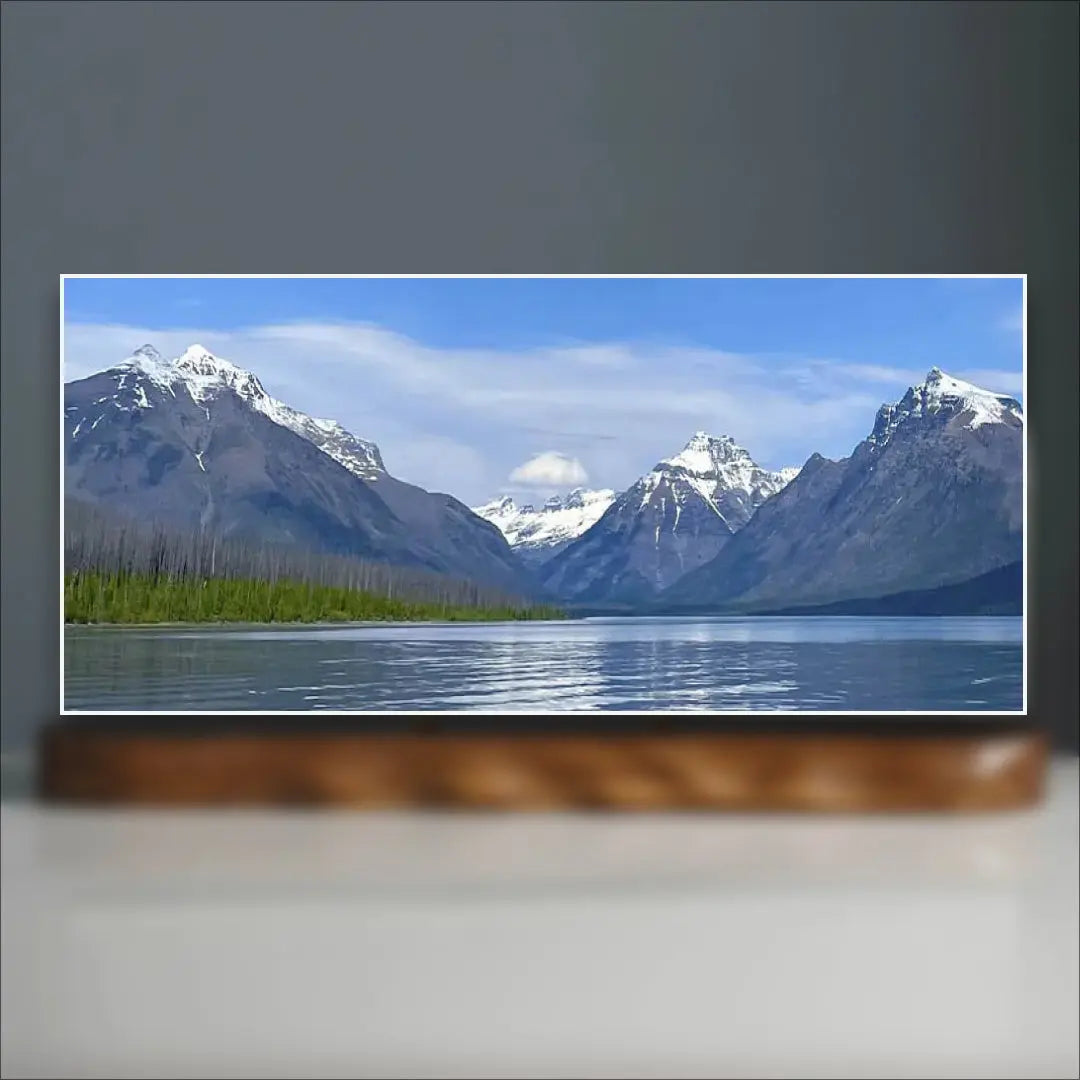 Sandy Point Sculpture (Lake McDonald, Glacier National Park) Sculpted Peaks