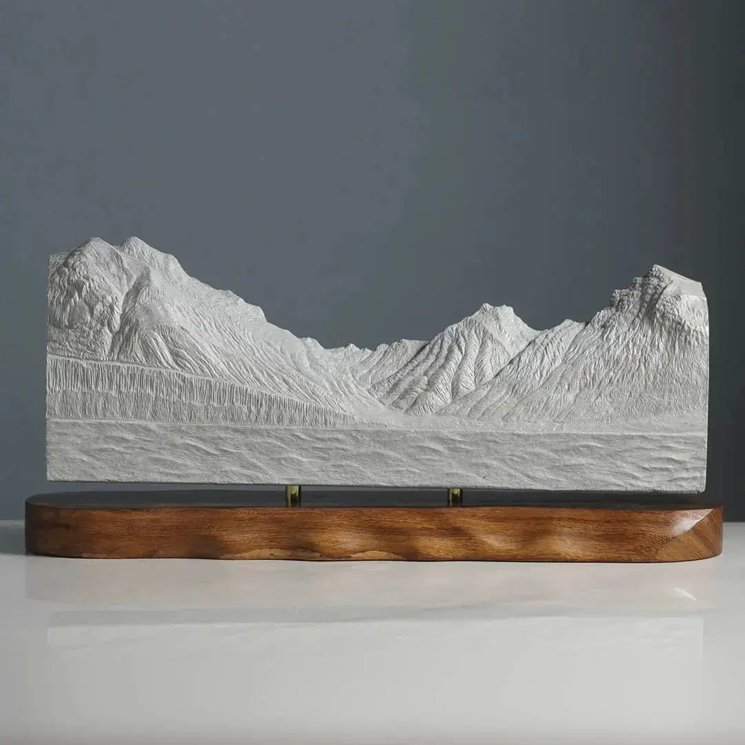 Sandy Point Sculpture (Lake McDonald, Glacier National Park) Sculpted Peaks