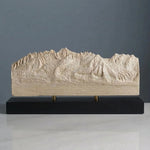 Sawtooth Mountains Sculpture (View from Highway 75, Sawtooth Range, Idaho) Sculpted Peaks