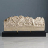 Sawtooth Mountains Sculpture (View from Highway 75, Sawtooth Range, Idaho) Sculpted Peaks