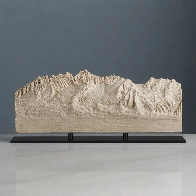 Sawtooth Mountains Sculpture (View from Highway 75, Sawtooth Range, Idaho) Sculpted Peaks