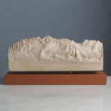 Sawtooth Mountains Sculpture (View from Highway 75, Sawtooth Range, Idaho)