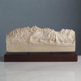 Sawtooth Mountains Sculpture (View from Highway 75, Sawtooth Range, Idaho)
