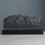 Sawtooth Mountains Sculpture (View from Highway 75, Sawtooth Range, Idaho)