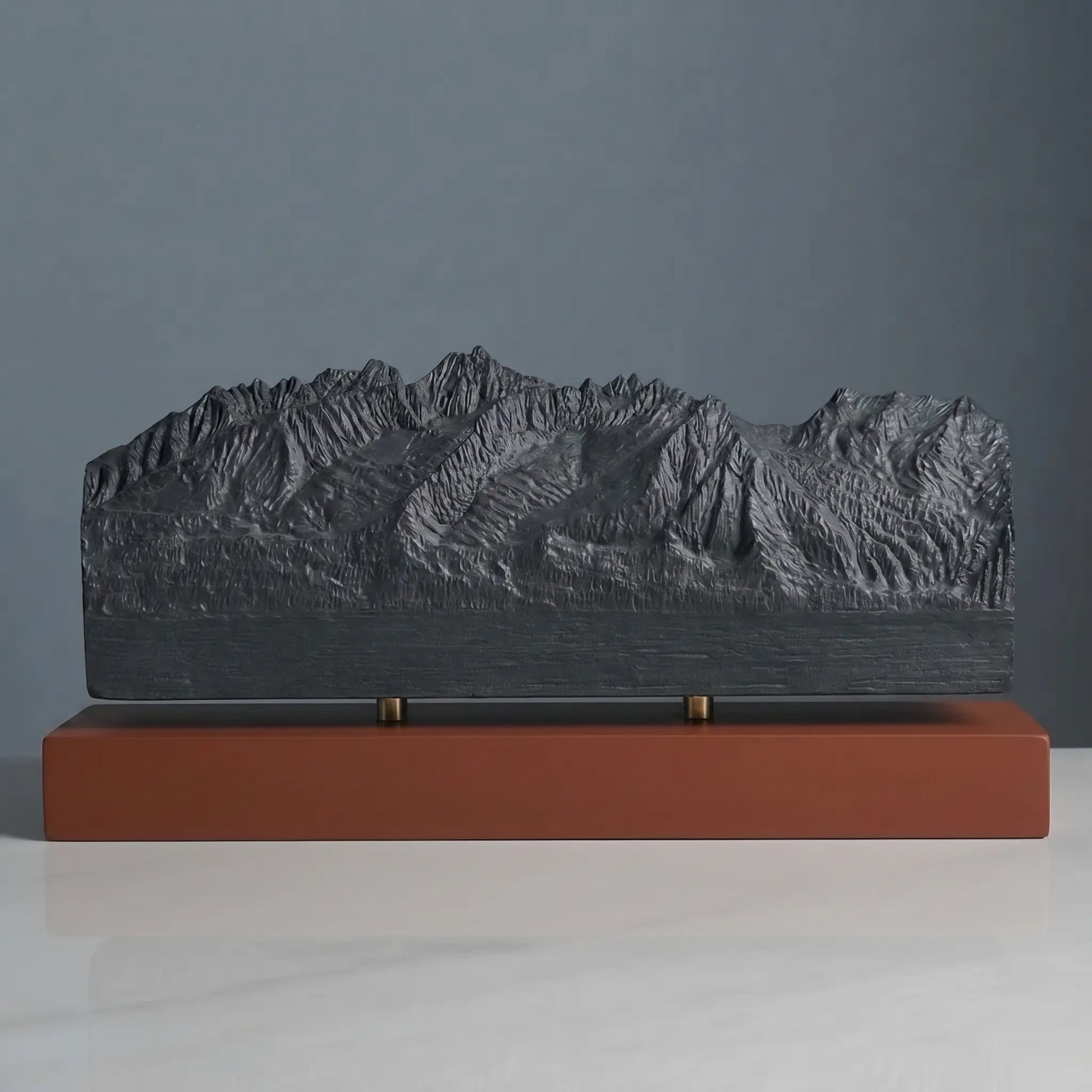 Sawtooth Mountains Sculpture (View from Highway 75, Sawtooth Range, Idaho) Sculpted Peaks