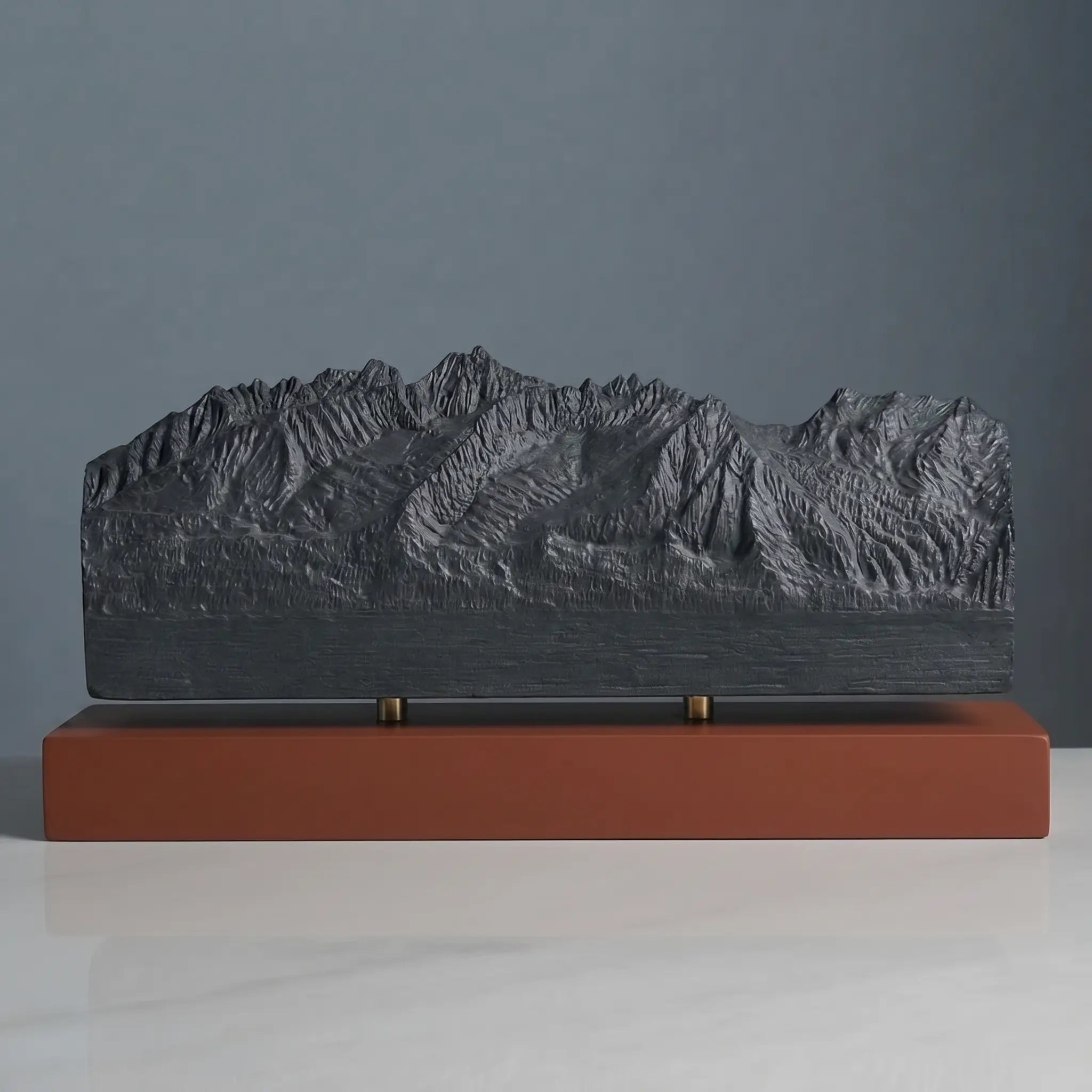 Sawtooth Mountains Sculpture (View from Highway 75, Sawtooth Range, Idaho) Sculpted Peaks