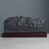 Sawtooth Mountains Sculpture (View from Highway 75, Sawtooth Range, Idaho)