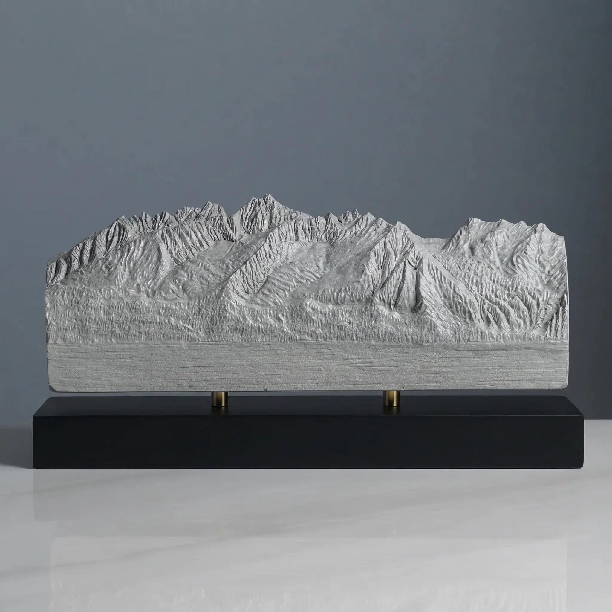 Sawtooth Mountains Sculpture (View from Highway 75, Sawtooth Range, Idaho) Sculpted Peaks