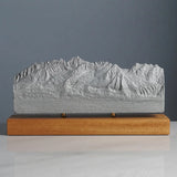 Sawtooth Mountains Sculpture (View from Highway 75, Sawtooth Range, Idaho)