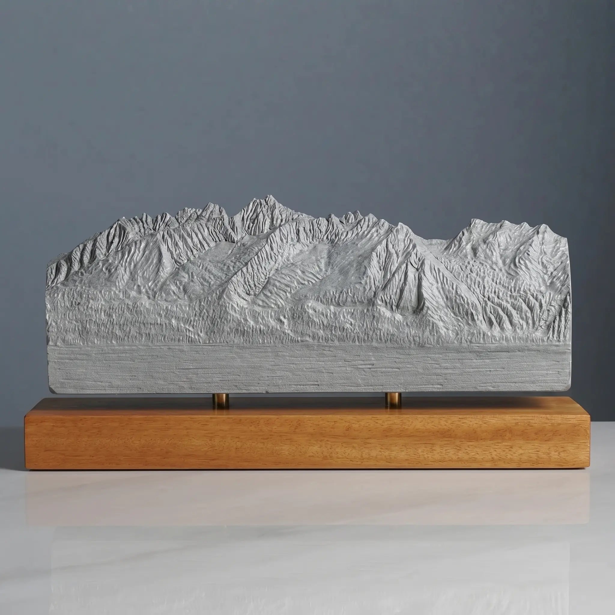 Sawtooth Mountains Sculpture (View from Highway 75, Sawtooth Range, Idaho) Sculpted Peaks