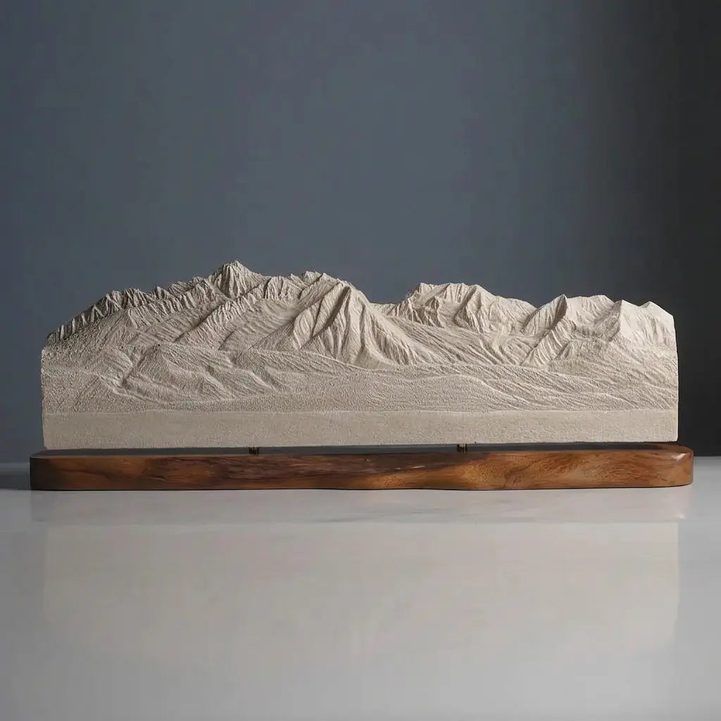 Sawtooth Mountains Sculpture (View from Stanley Lake, Sawtooth Range, Idaho) Sculpted Peaks