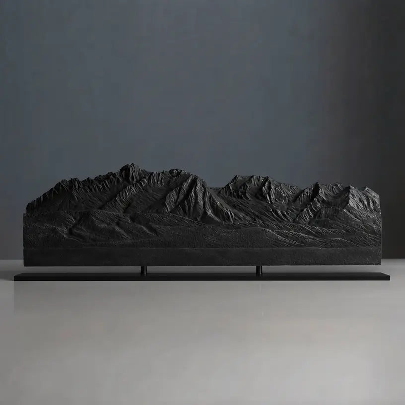 Sawtooth Mountains Sculpture (View from Stanley Lake, Sawtooth Range, Idaho) Sculpted Peaks