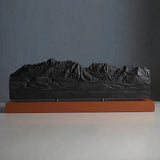 Sawtooth Mountains Sculpture (View from Stanley Lake, Sawtooth Range, Idaho)