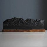 Sawtooth Mountains Sculpture (View from Stanley Lake, Sawtooth Range, Idaho)