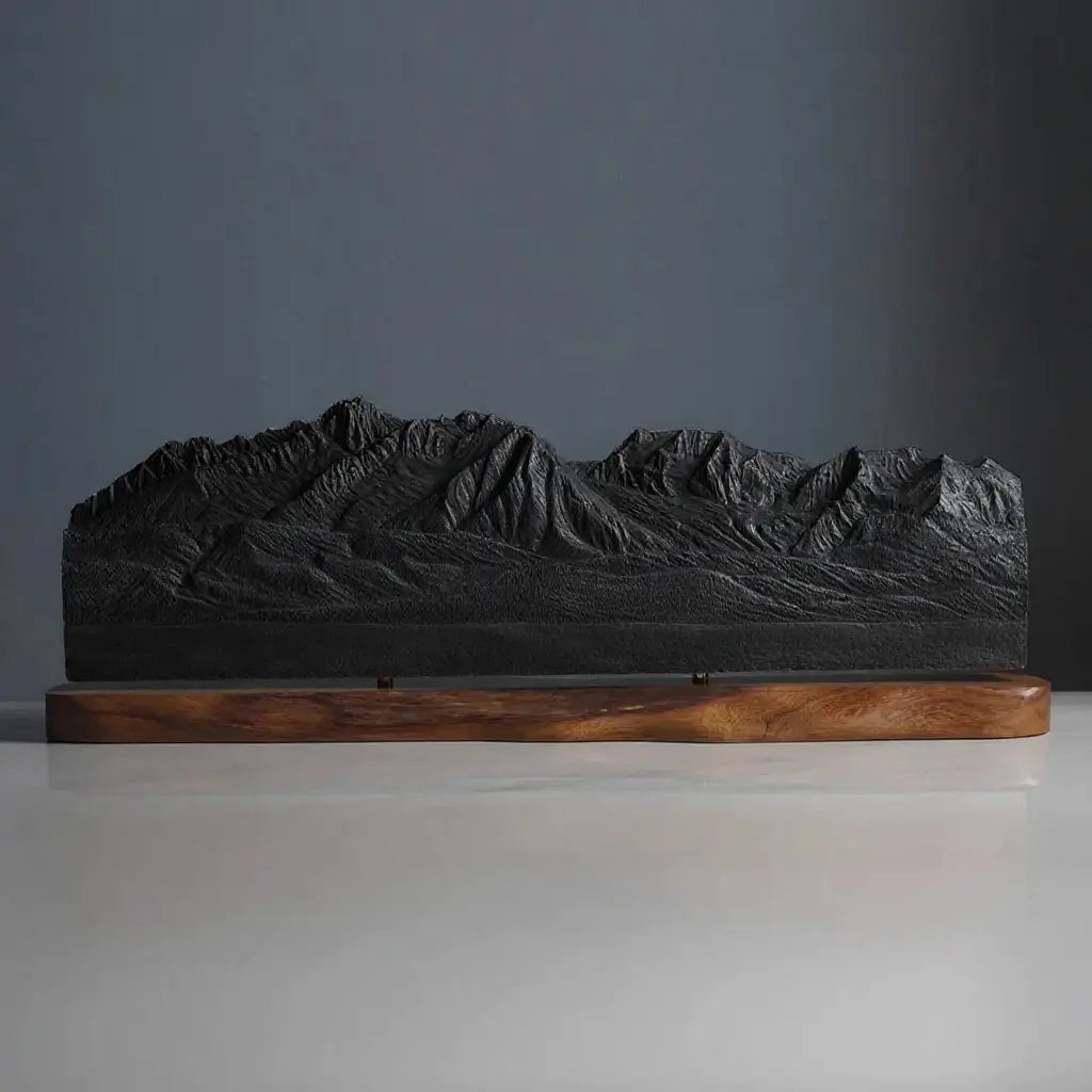 Sawtooth Mountains Sculpture (View from Stanley Lake, Sawtooth Range, Idaho) Sculpted Peaks