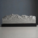 Sawtooth Mountains Sculpture (View from Stanley Lake, Sawtooth Range, Idaho)