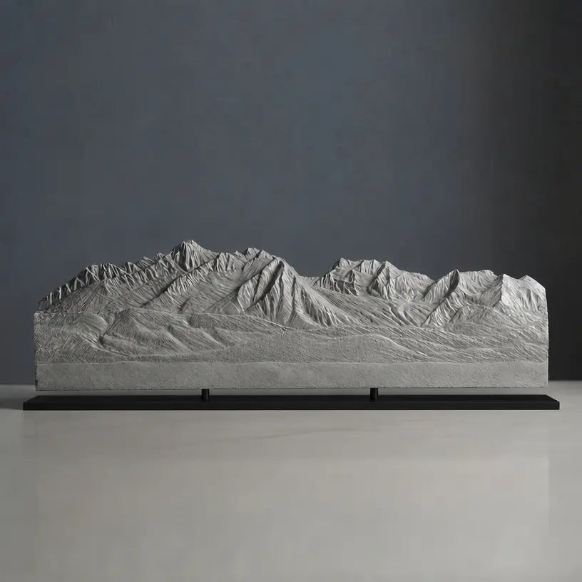 Sawtooth Mountains Sculpture (View from Stanley Lake, Sawtooth Range, Idaho) Sculpted Peaks